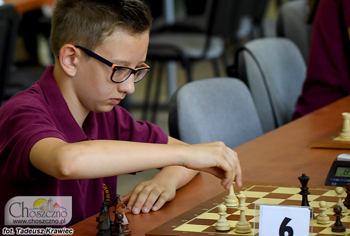 reprezentant Skoczka biorący udział w turnieju szachowym