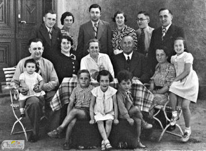 zdjecie rodzinne Marion Samuel żydowskiej dziewczynki urodzonej w Choszcznie
