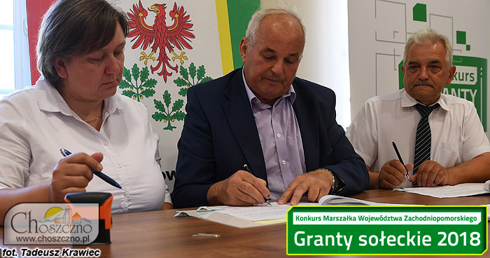 podpisanie umów na otrzymanie "Grantów sołeckich)
