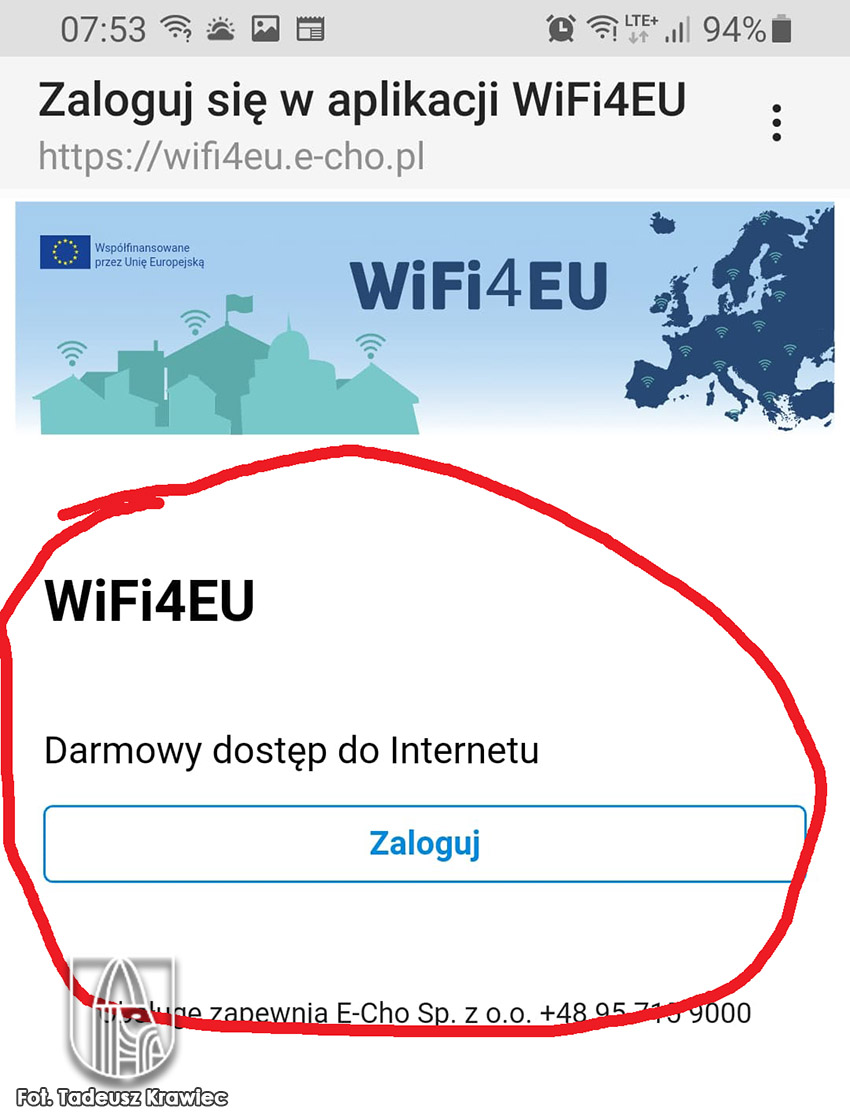 Choszczno - WiFi4EU już działa 