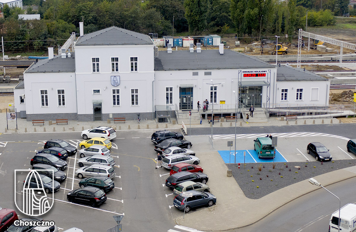 budynek dworca w Choszcznie