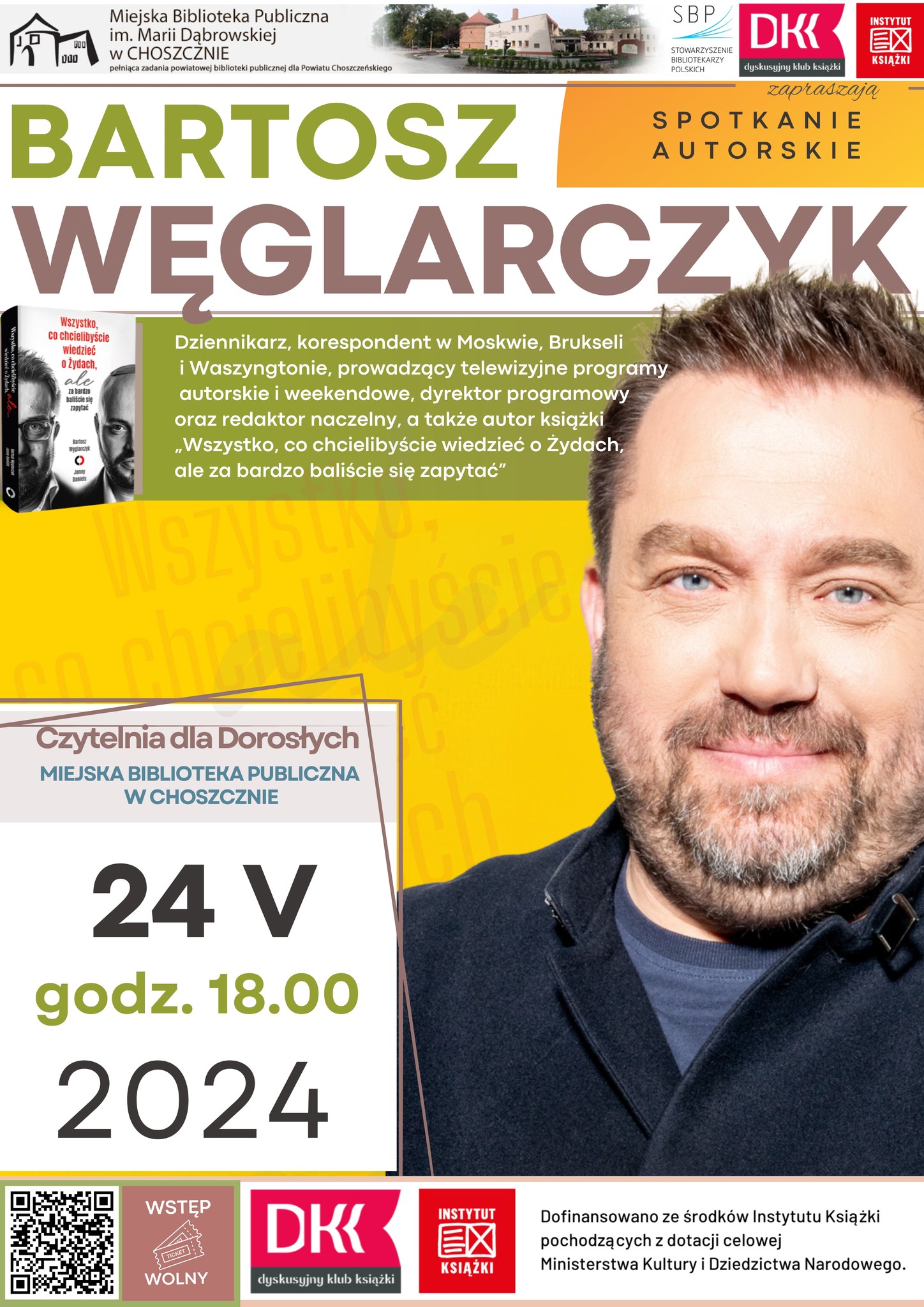 Bartosz Węglarczyk spotkanie autorskie
