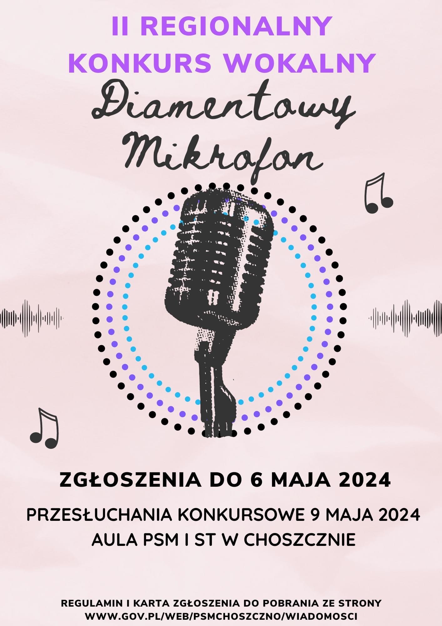 II Regionalny Konkurs Wokalny "Diamentowy Mikrofon"