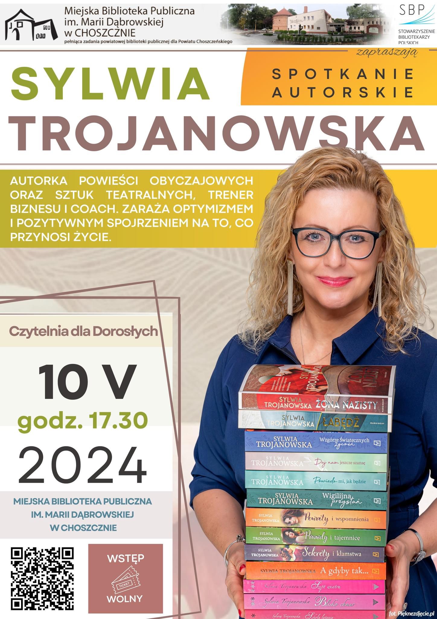 Sylwia Trojanowska - spotkanie autorskie