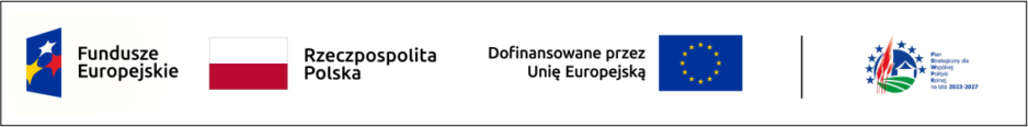 Logotyp Plan Strategiczny wspólnej polityki rolnej